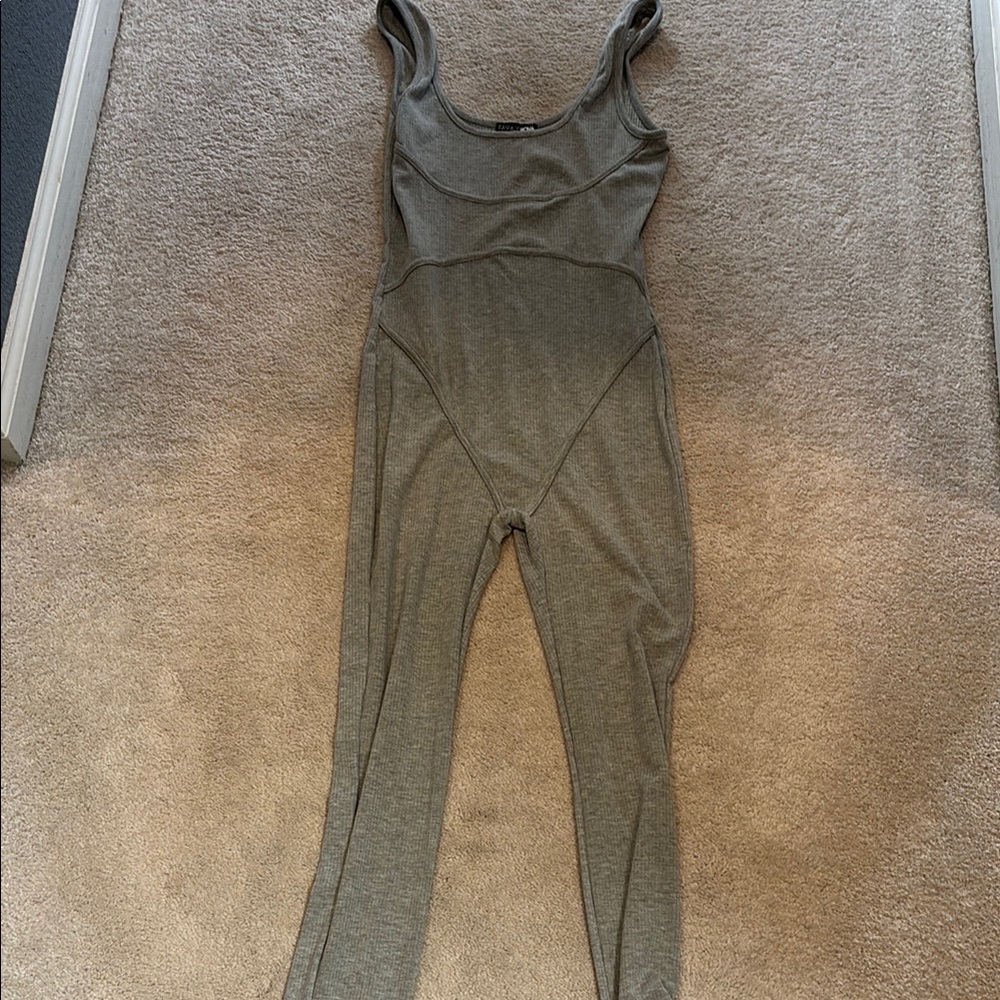 Gray Jumpsuit